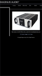 Mobile Screenshot of magnusaudio.com